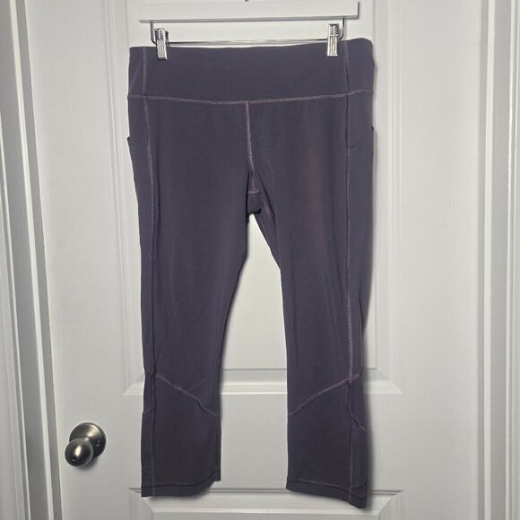 Lululemon Pace Rival Crop *22" - 10 Grey - Picture 3 of 6